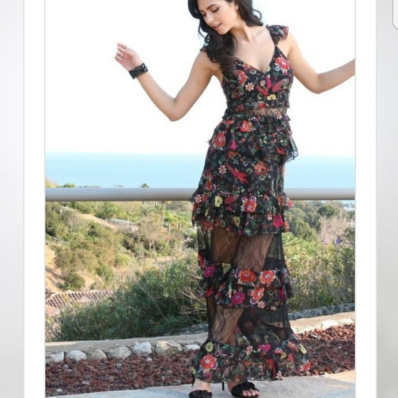 😙Nikibiki l BEAUTIFUL FLORAL DRESS - Picture 3 of 4